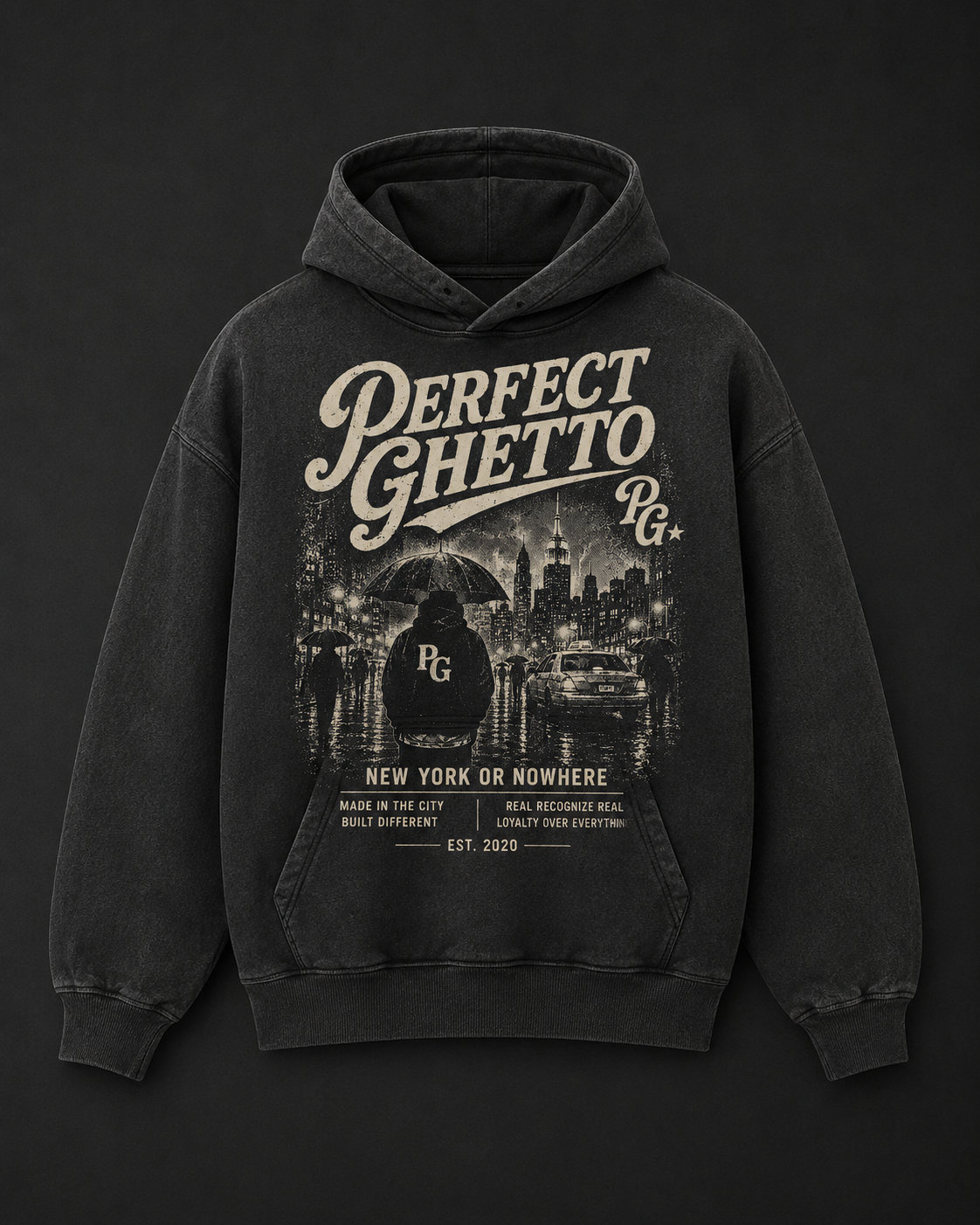 Perfect Ghetto New York Or Nowhere Hoodie